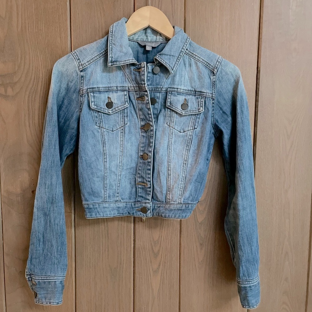Cropped Denim Jacket